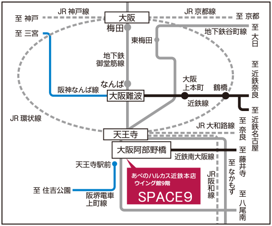 各路線からのアクセス案内